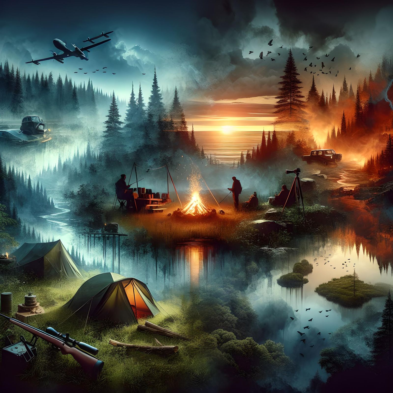 Bushcraft/survival instructor…..in the great outdoor office.