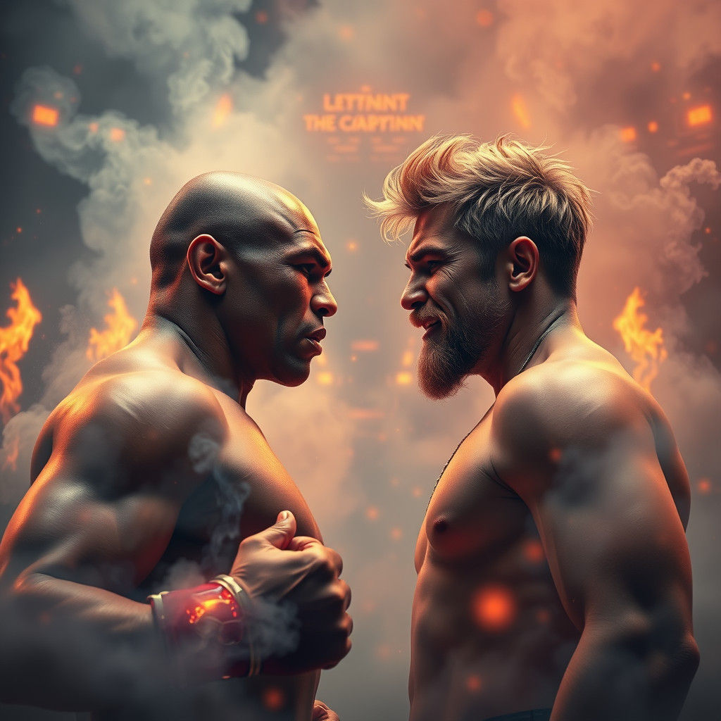 Tyson vs Paul: Surreal Dreamlike Arena Fight