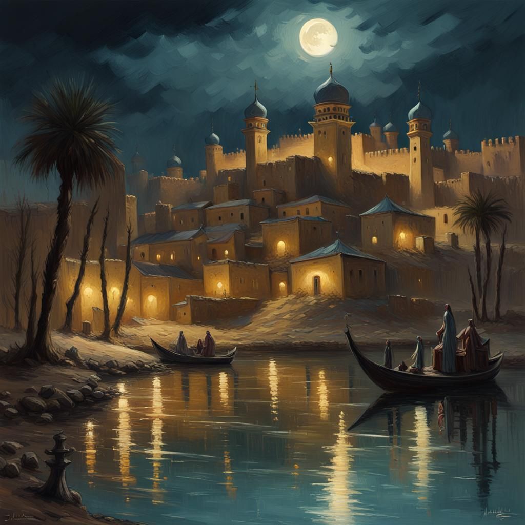 Charming Arabian village vibes 🕌