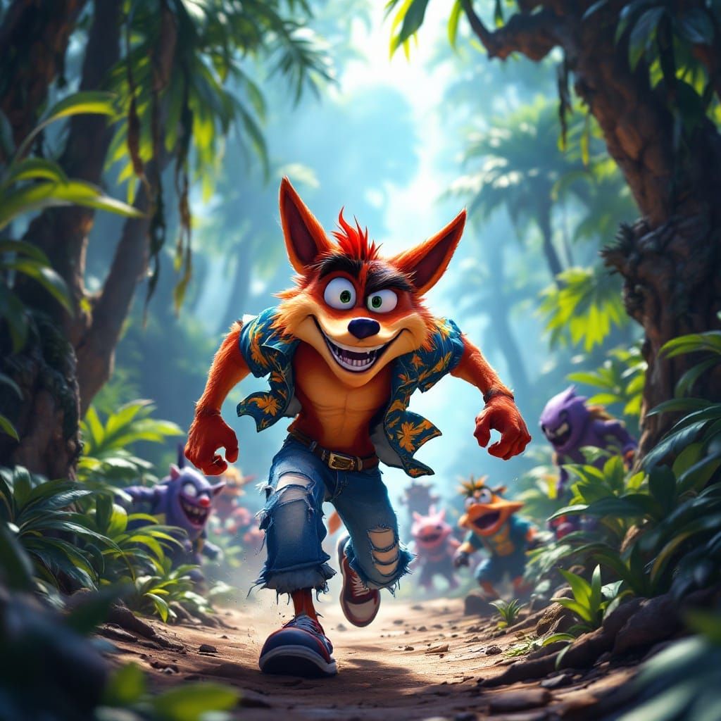 Crash Bandicoot Jungle Escape: Live-Action Adventure