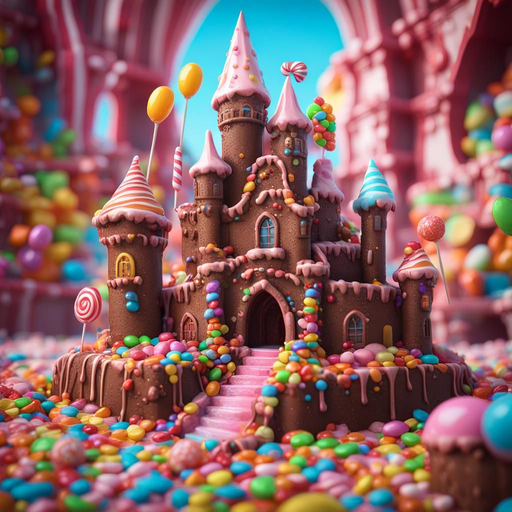 Candy wonderland castle