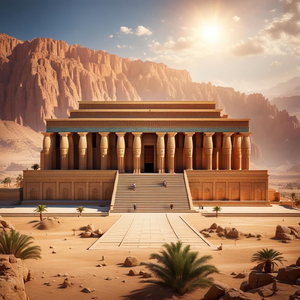 Hatshepsut temple in Luxor-Egypt