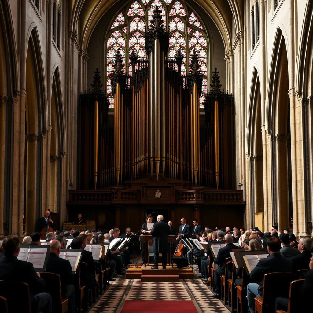 Ethereal Pipe Organ Concert in Cathedral Grandeur