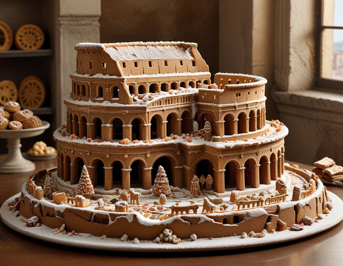 Gingerbread Colosseum