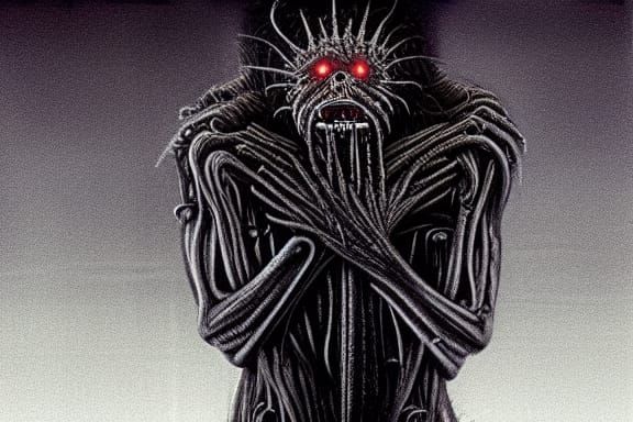 John Carpenter's The thing and H.R. Giger Mashup.