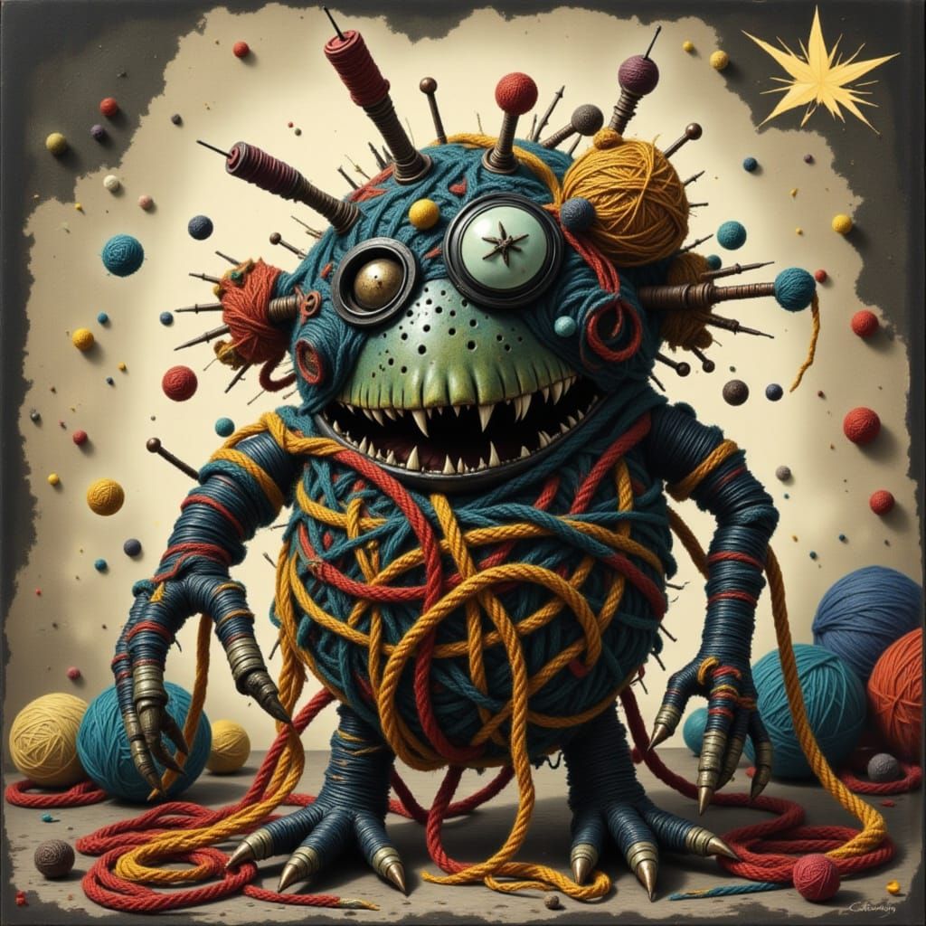 Yarn Monsters and Raven Sun Creatures