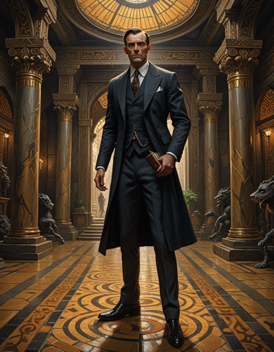 Edwardian Gentleman Finds Demonic Portal, Realism Style