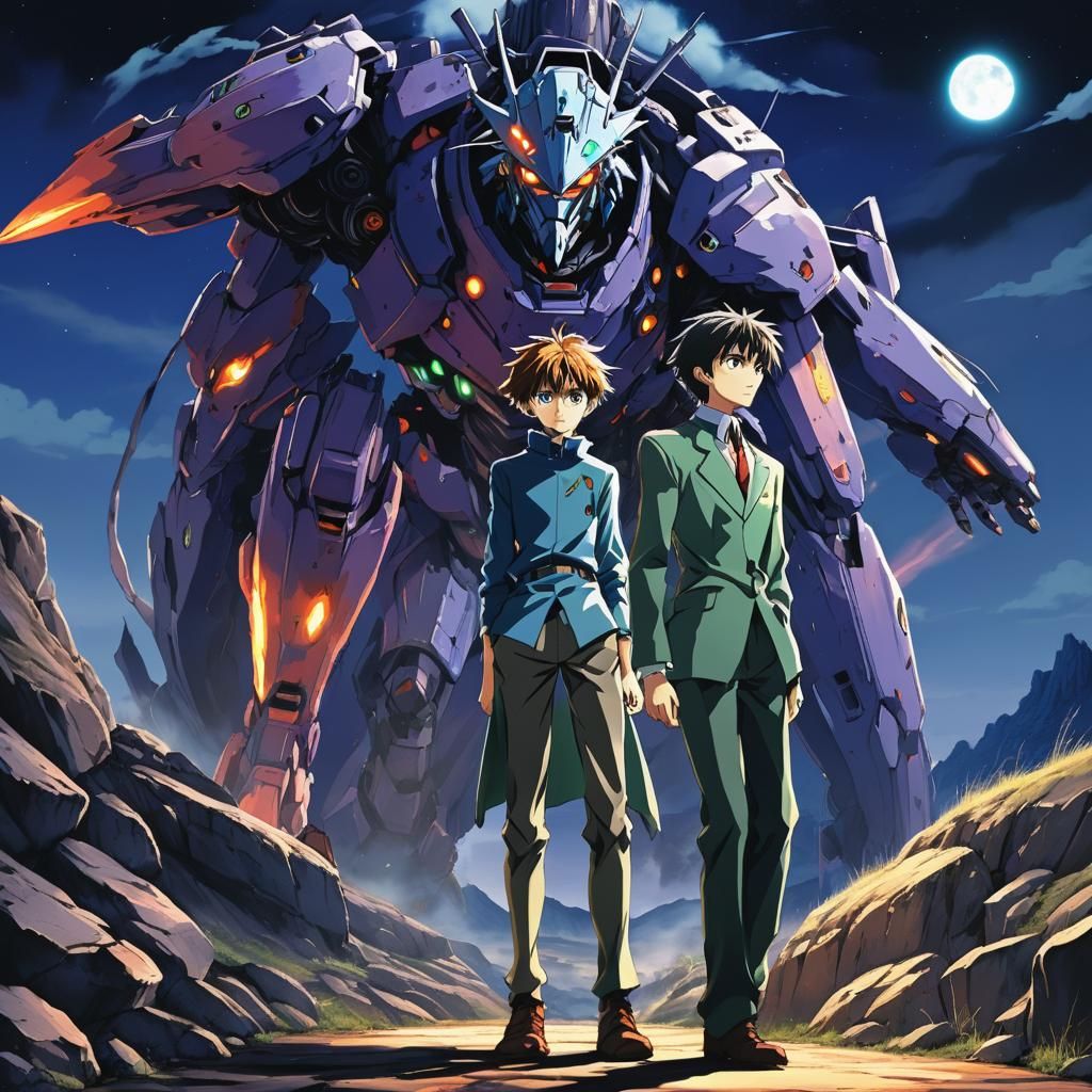 Shinji Ikari Seeks Help at Howl's Moving Castle