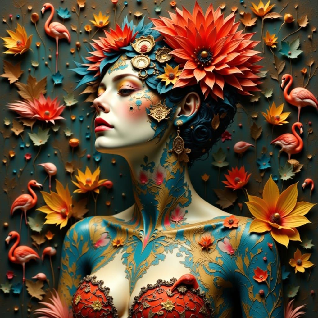 Flamingo`s everywhere