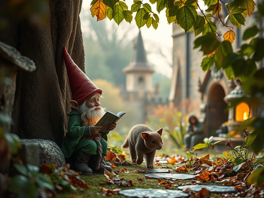 Gnome's Quest Near Castle Combe: Phototriadic Semiautochrome