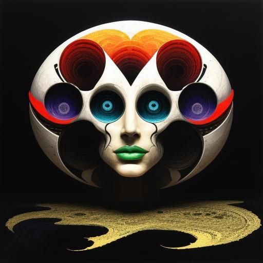 Visceral Abstract in Dada Hyper-realism Style