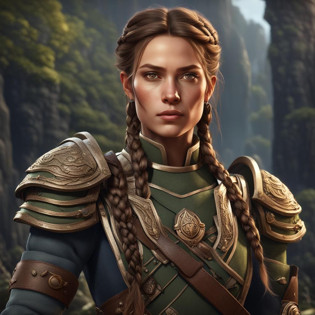 Fantasy Army General Detailed Matte Painting