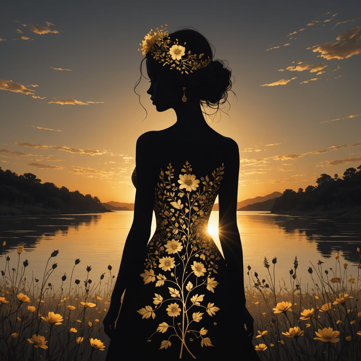 Golden night