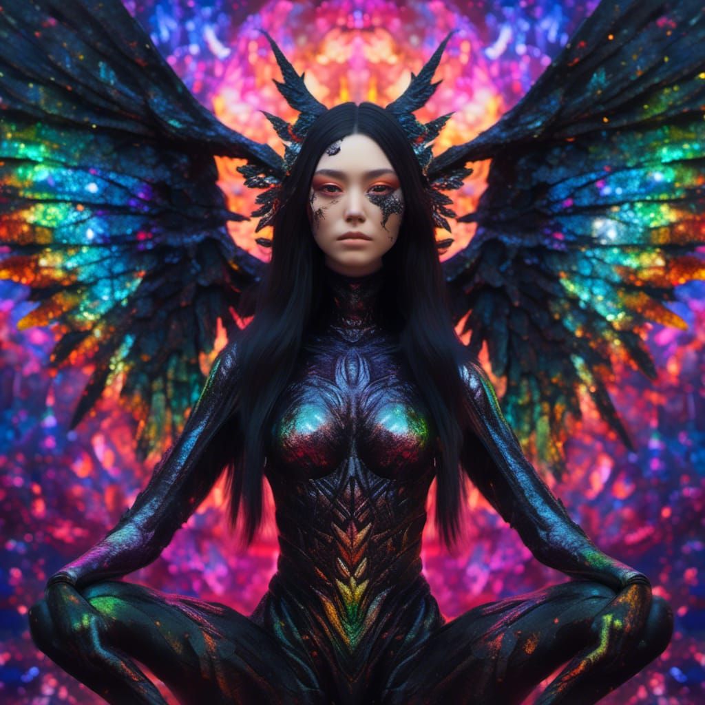 Hyperrealistic Gargoyle Hybrid in Surrealist Art Style