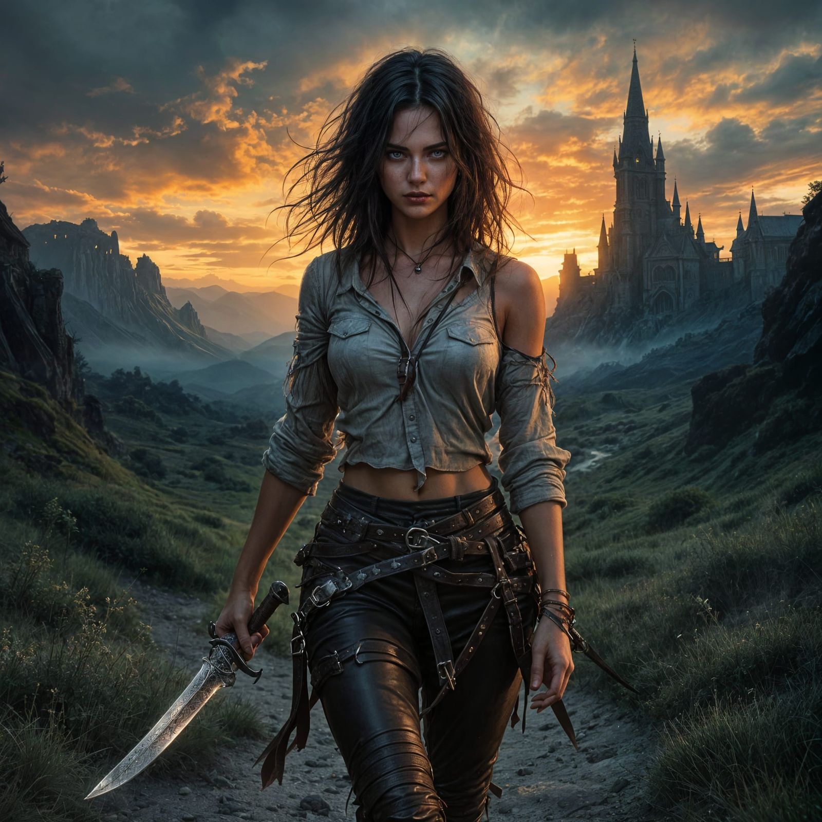 Dark Fantasy Maiden Embarks on Perilous Journey Through Sini...