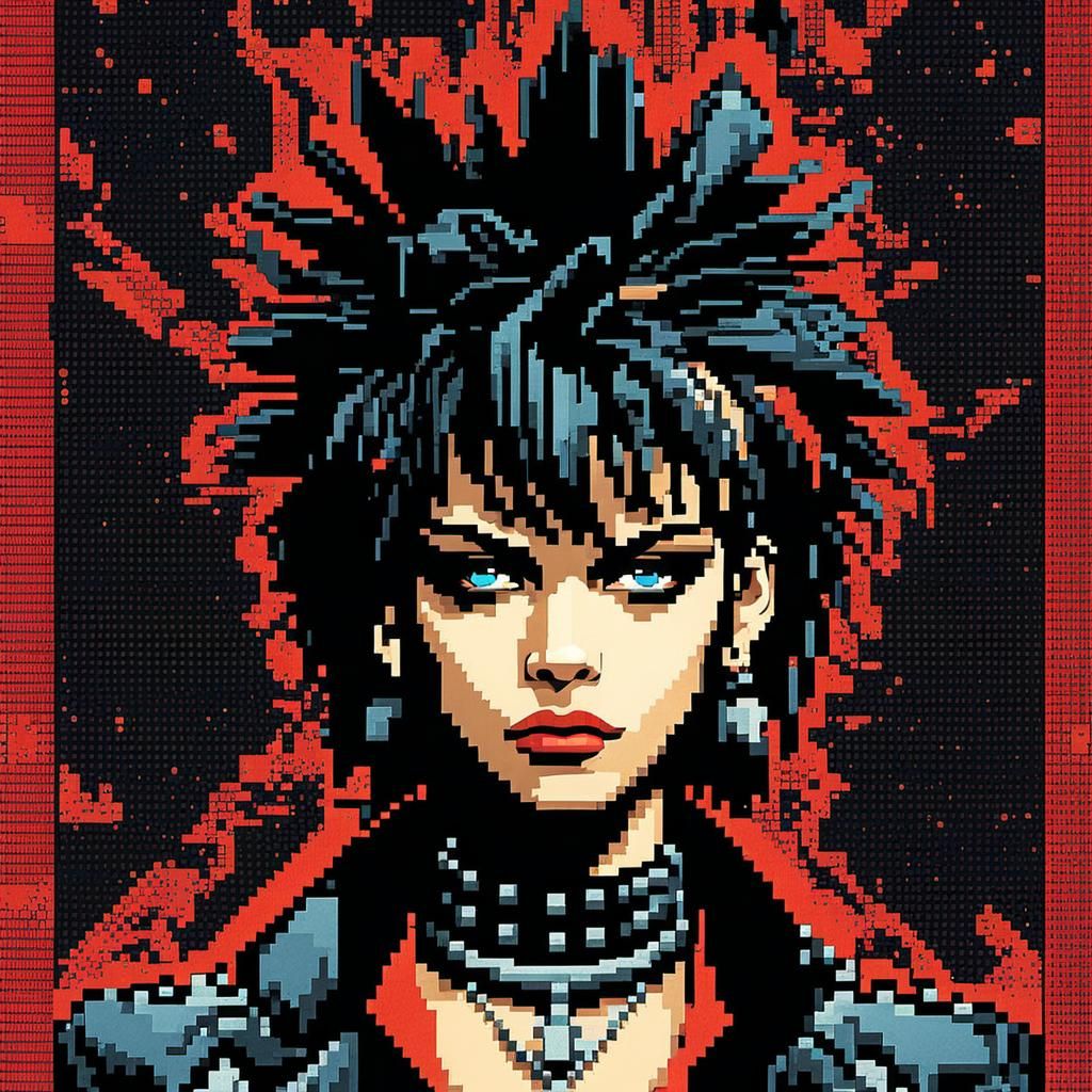 Pixel-ated-style Punk