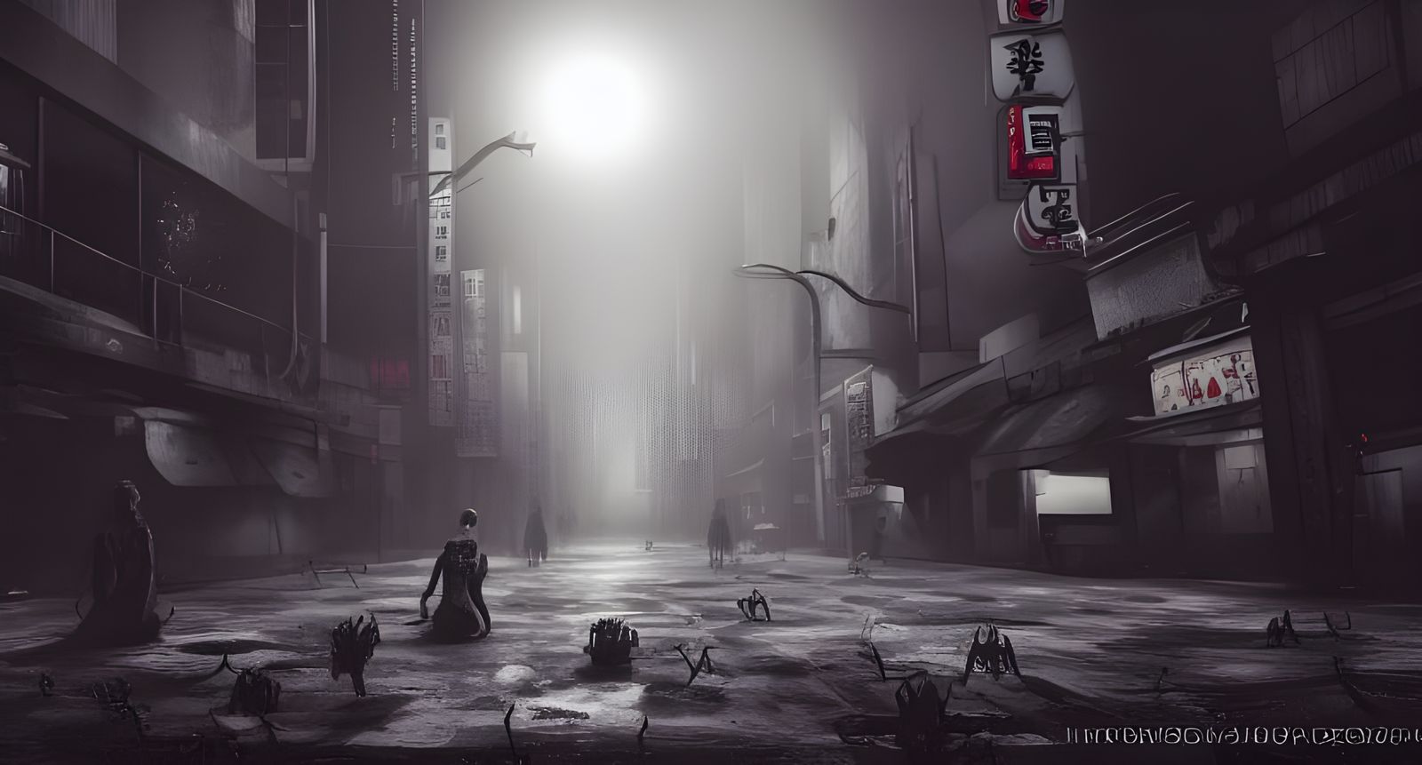 Post-Apocalyptic Tokyo with Eldritch Creatures in Unreal Eng...