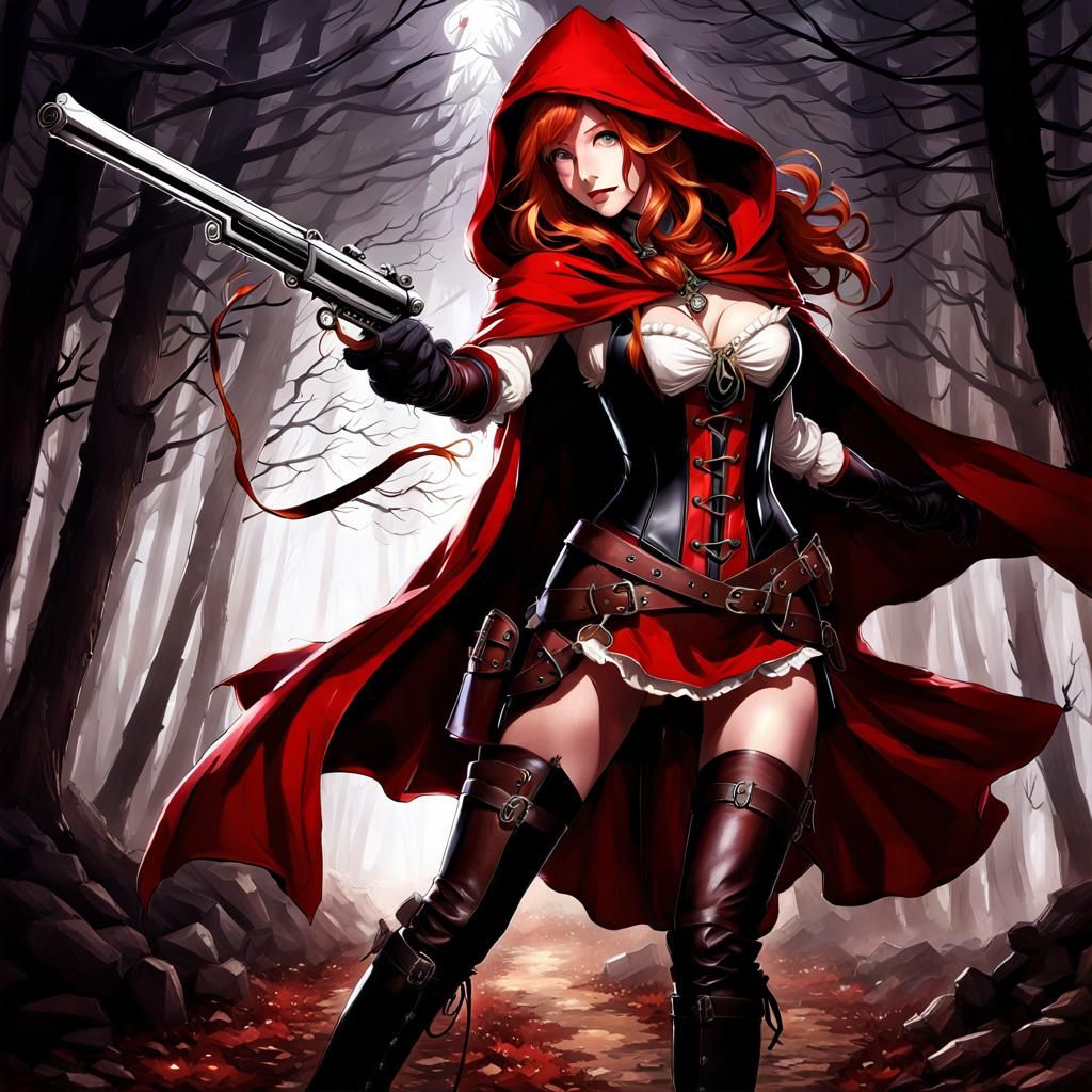 No Woodsman Needed, Red can take care of herself