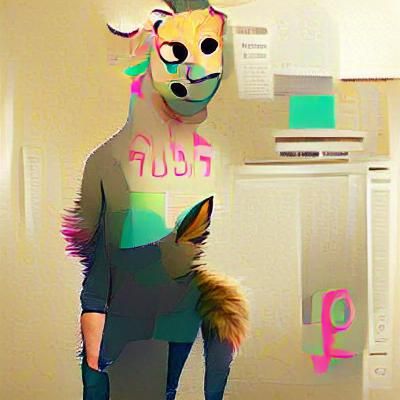 Abstract Fursona Image