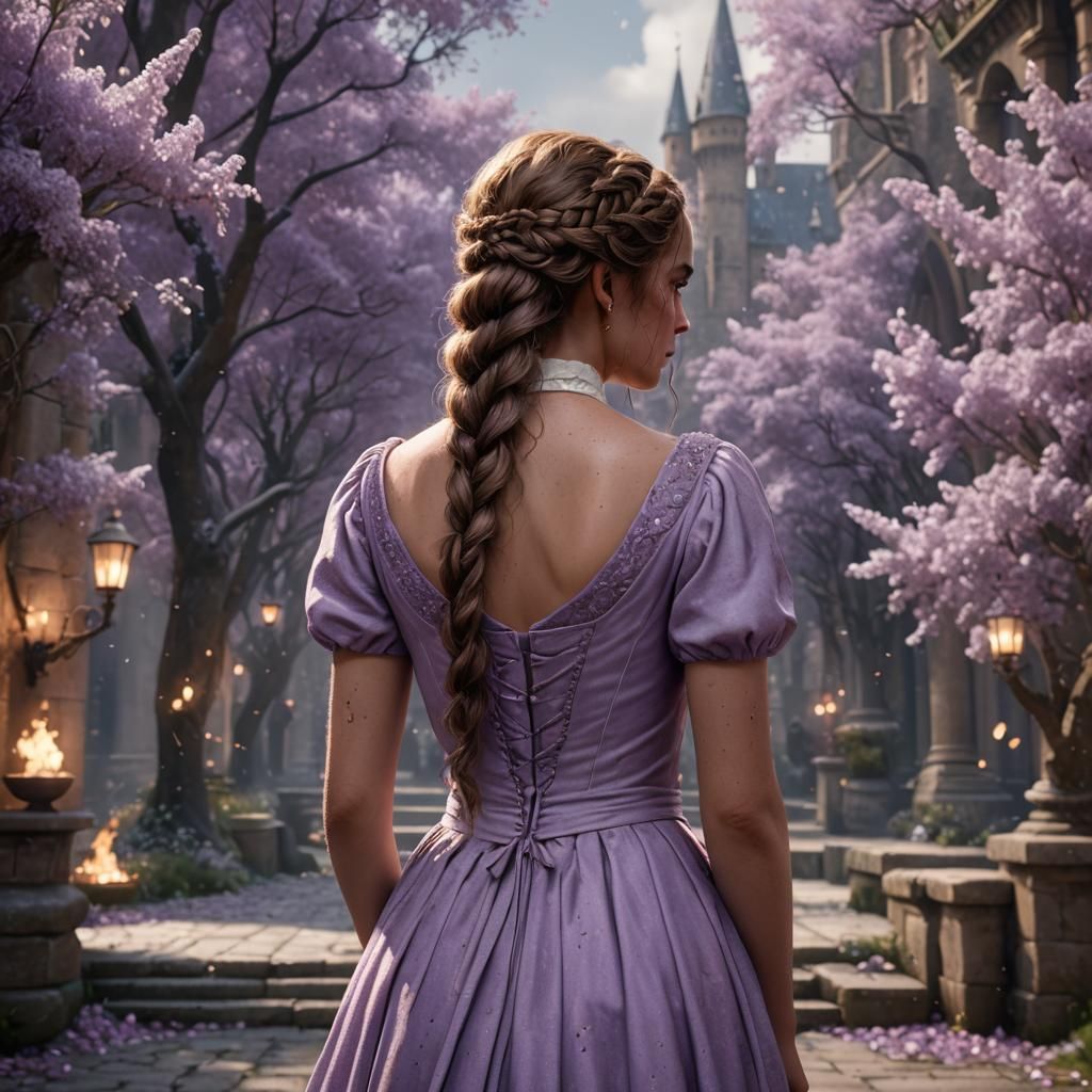 Hermione Granger at Yule Ball: Fantasy Concept Art