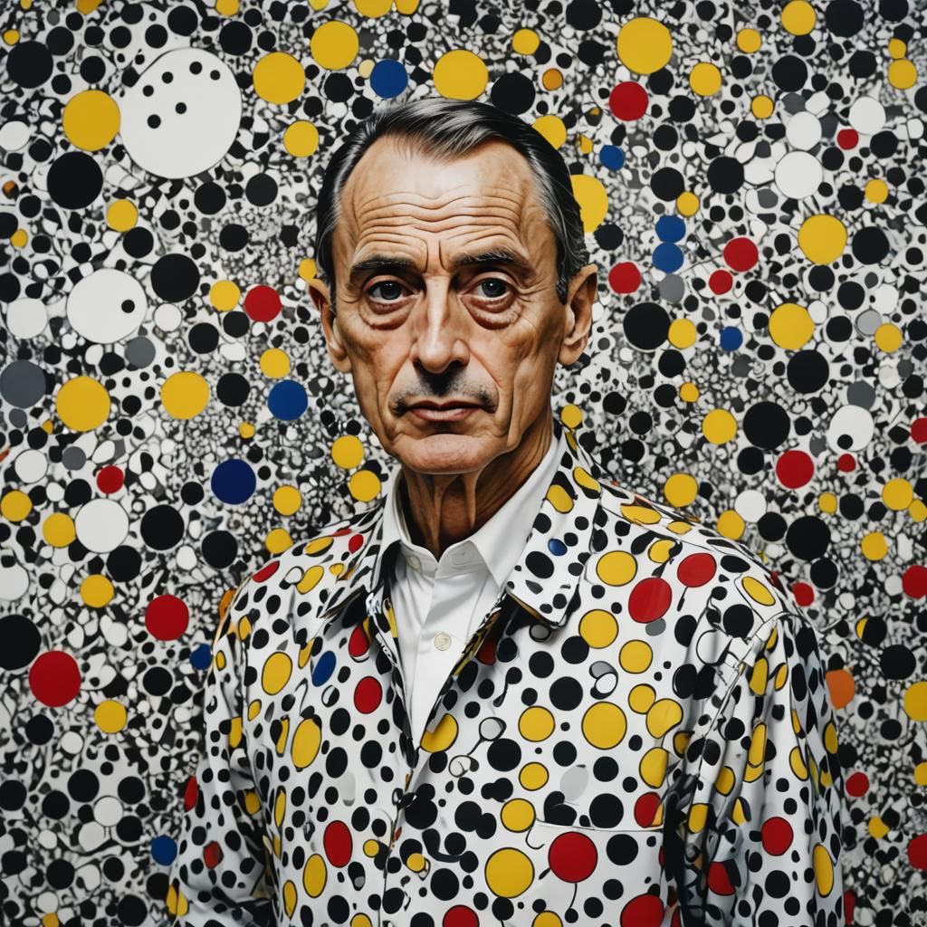 Pop Art Portrait in 1960s Comic Book Style