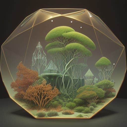 Orogenic Landscape in Honey Maroon Palette