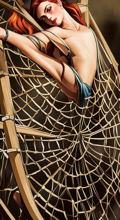 Ariadne Trapped in a Spider's Web
