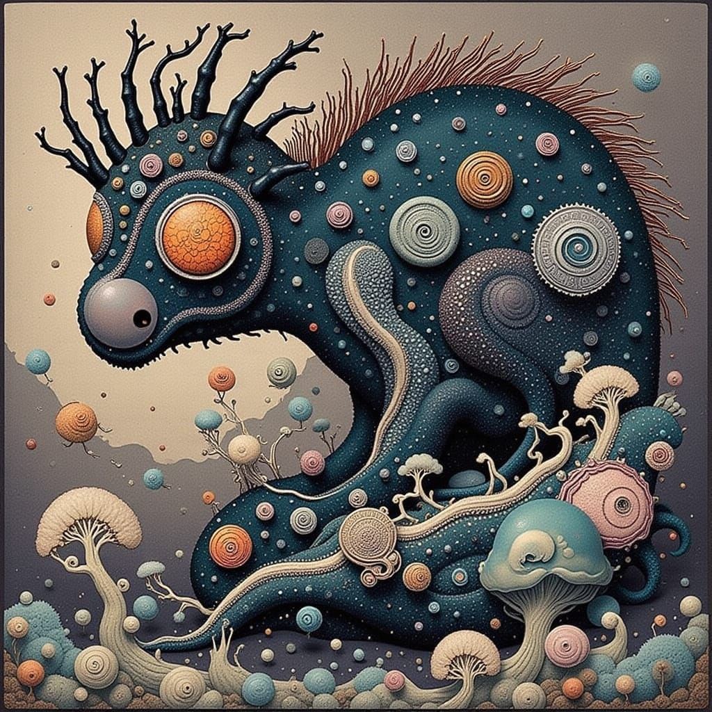 AI Generated Image of Abstract Forms