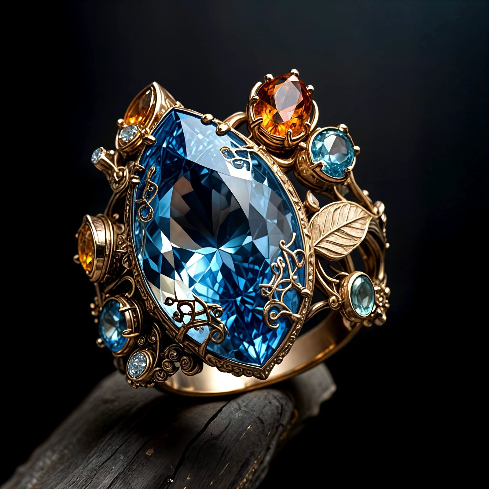 Elegant Hand Holding a Shining Gemstone