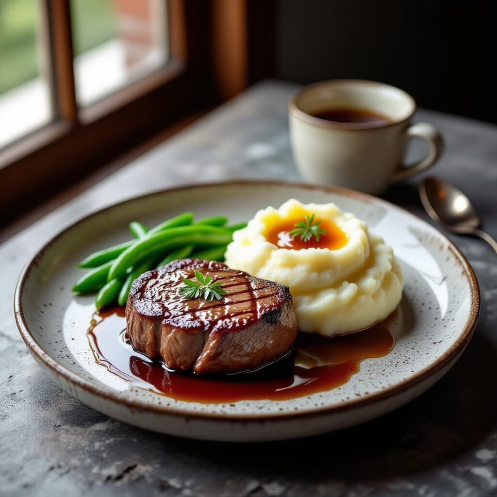 Luxurious Gourmet Dish in Ultra-Photorealistic Style