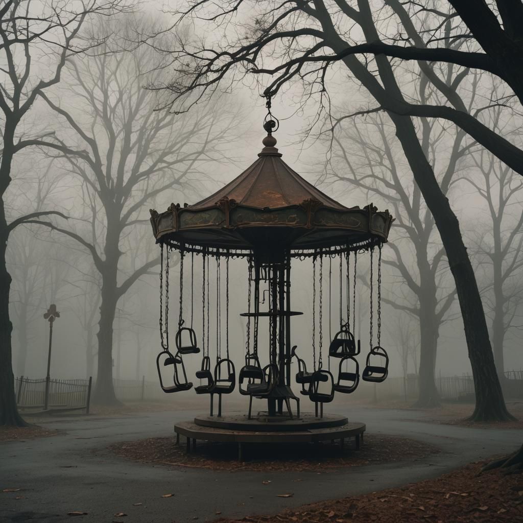 Eerie Abandoned Playground in Silent Hill