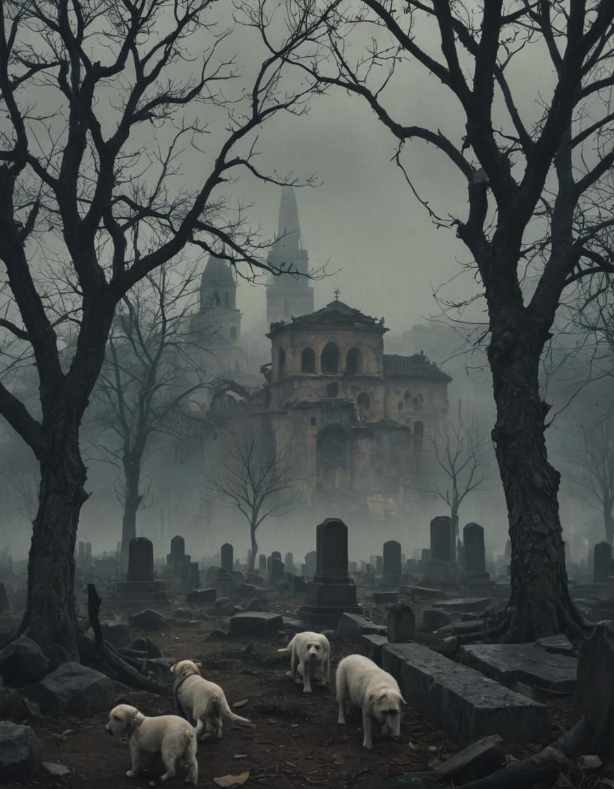 Eerie Turkish Metropolis with Ghosts and Puppies
