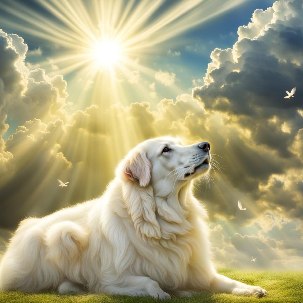 Animals in Divine Sunshine Beams