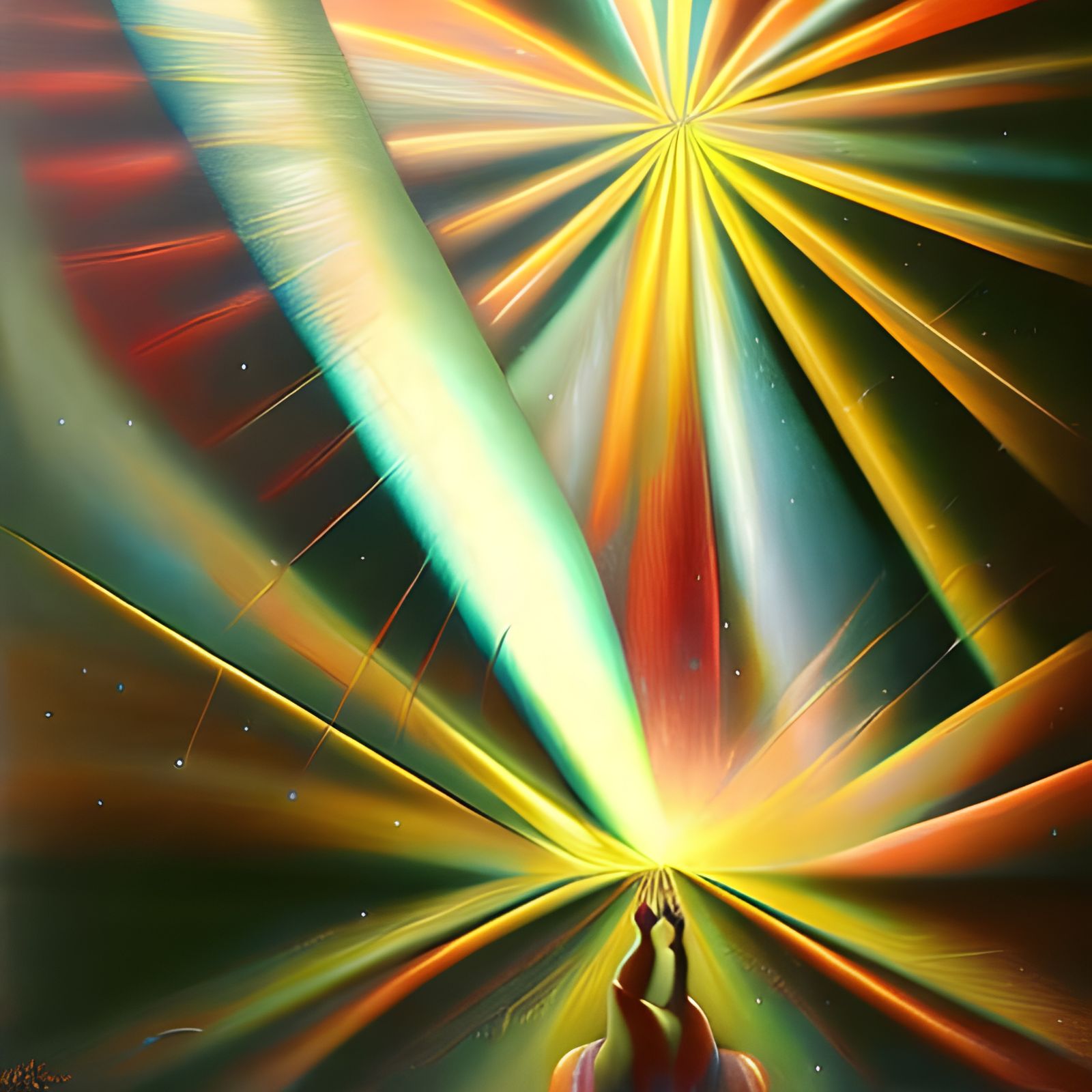 Dreamlike Abstract Illusionism in Striking Detail