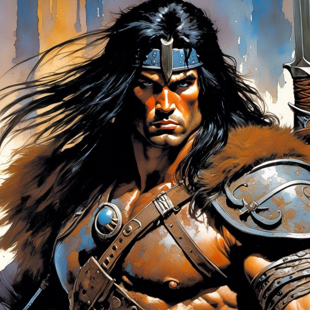 Conan the Barbarian Ready for Battle