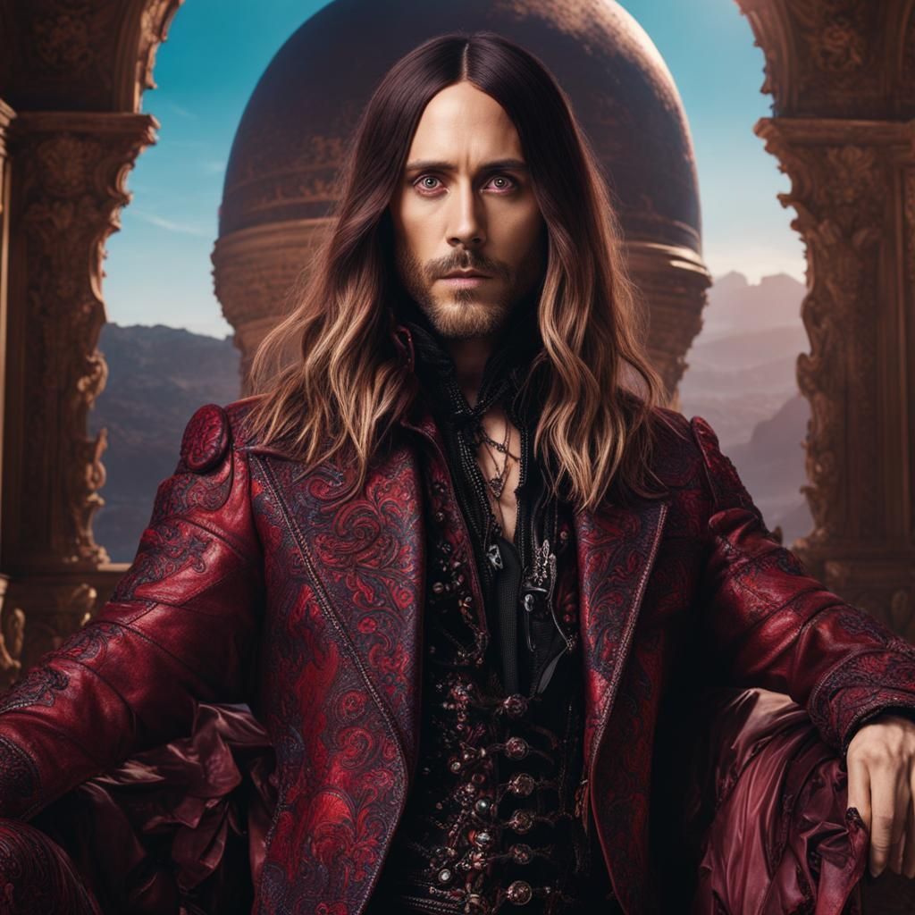 Stylish Figure in Sci-Fi Setting: Detailed Digital Art