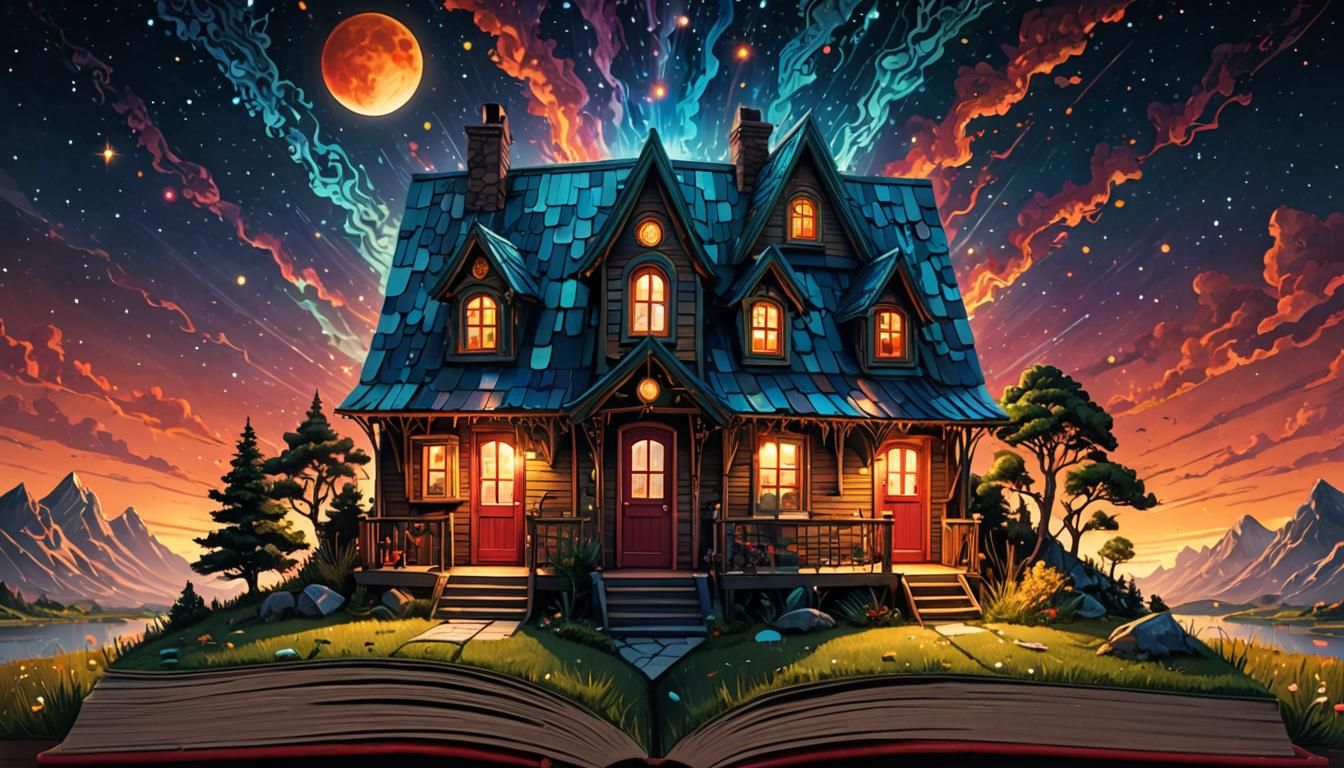 Tiny Modern House Rises from Children's Book