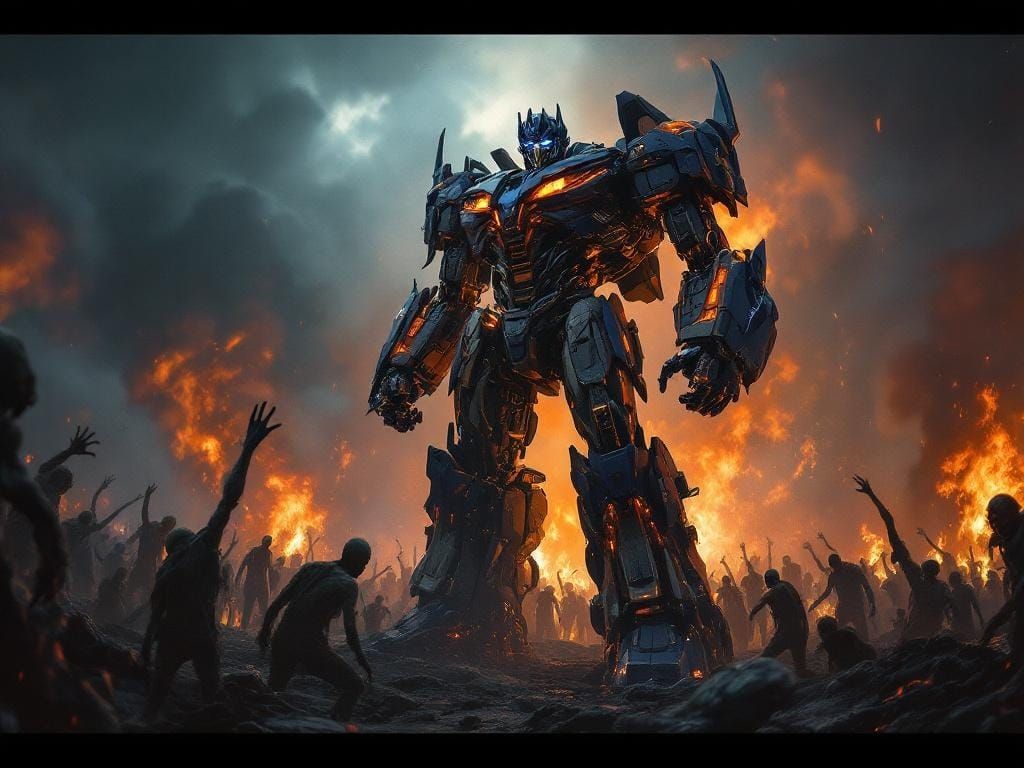 Transformer Dominates Zombie Apocalypse in Detailed Etching ...