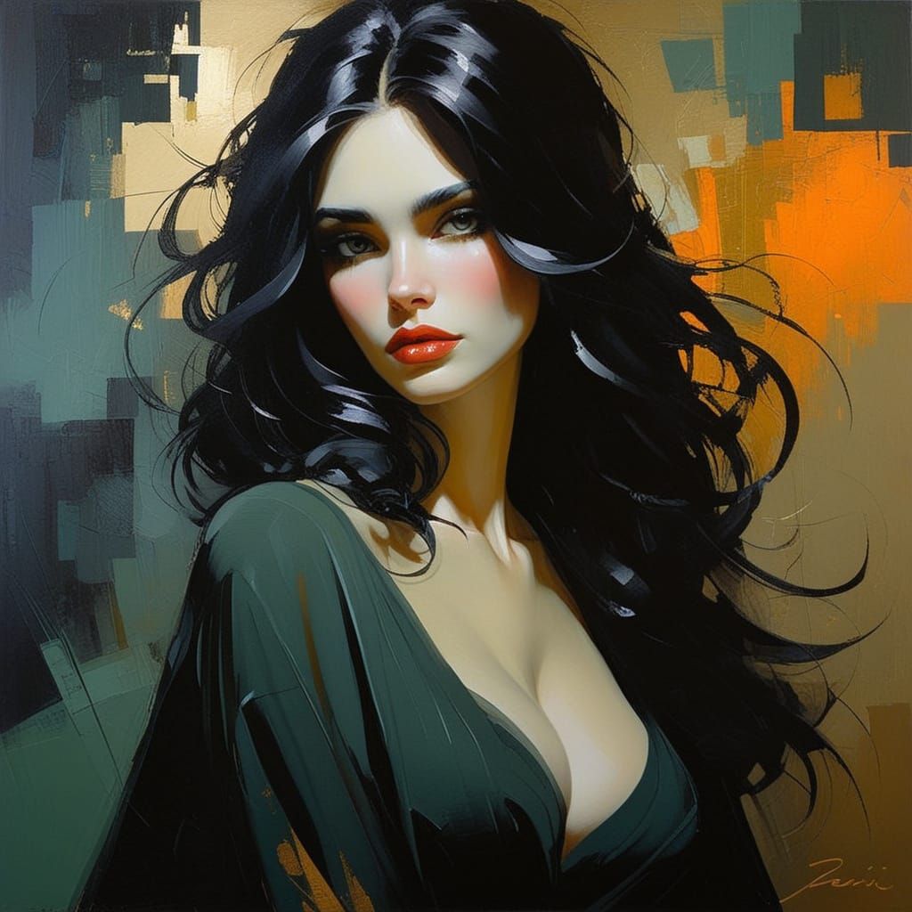 Dark Fantasy Landscape in Grimdark Style