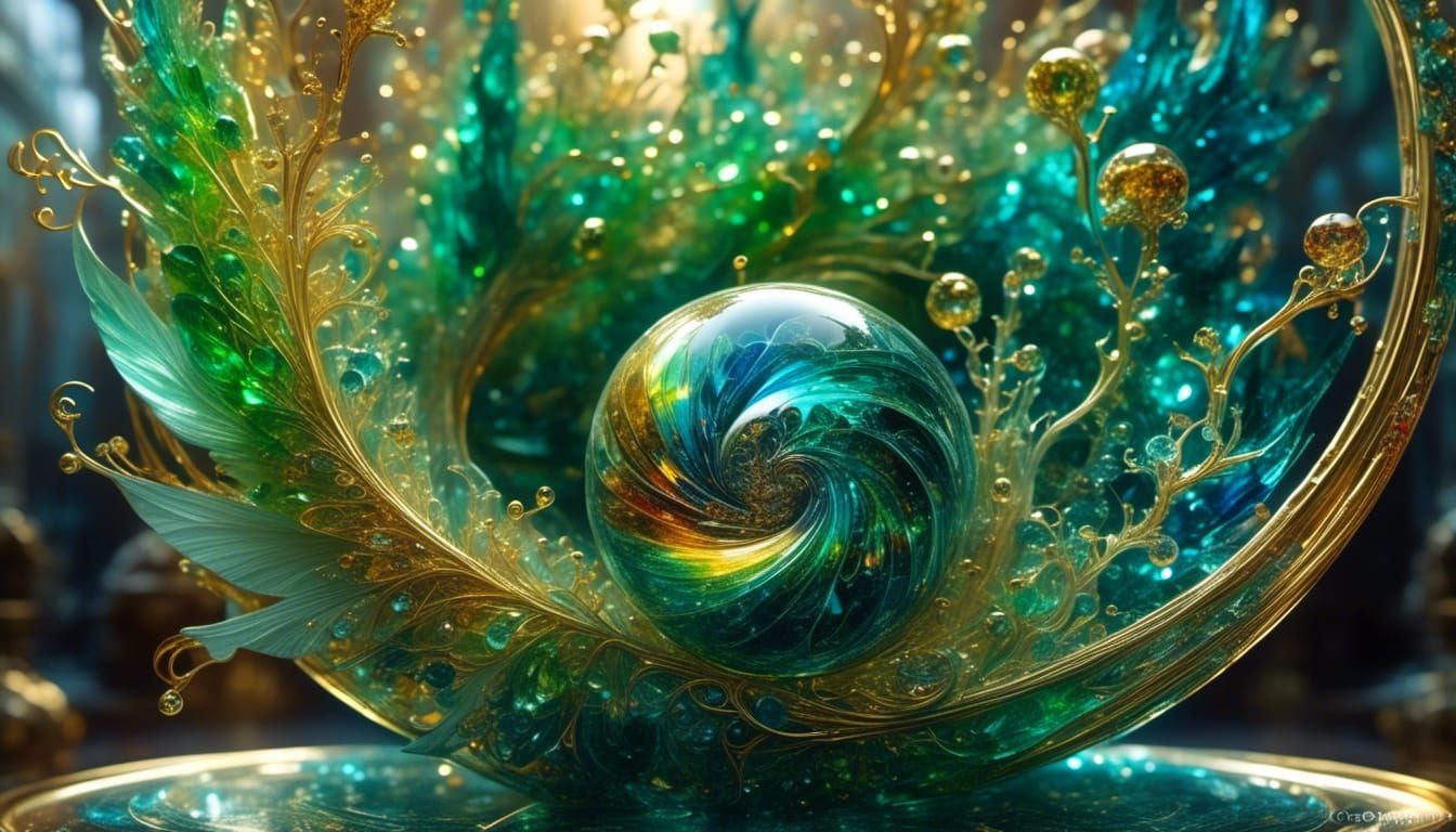 Intricate Interdimensional Portal to Bright Light