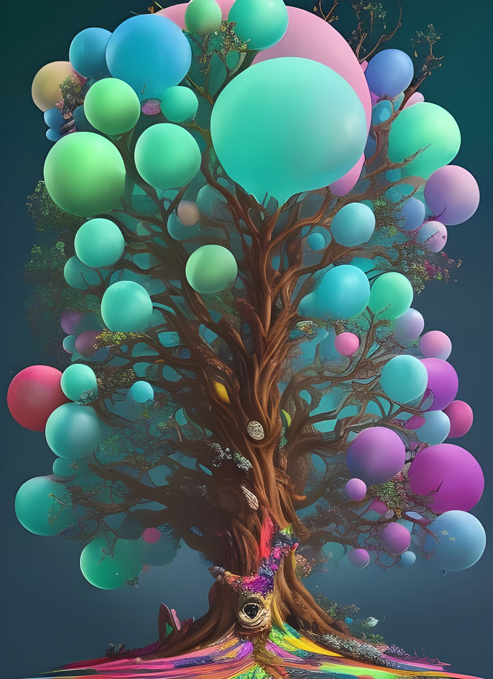 Magical Tree of Balloons