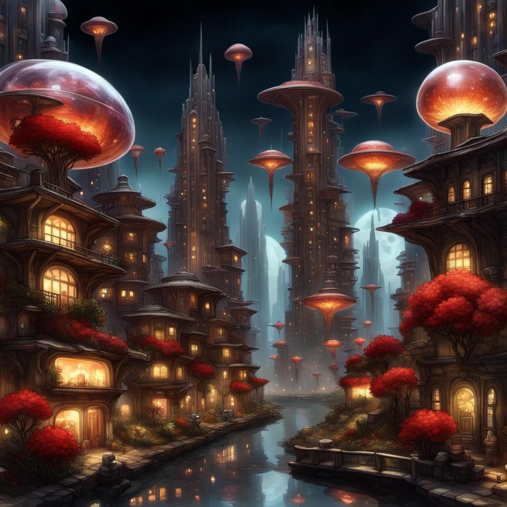 Futuristic Hobbiton-across-the-Water