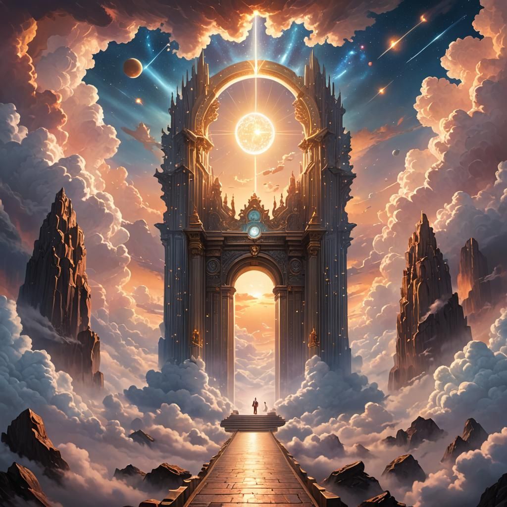 Angelic Gateway to a Heavenly Dimension
