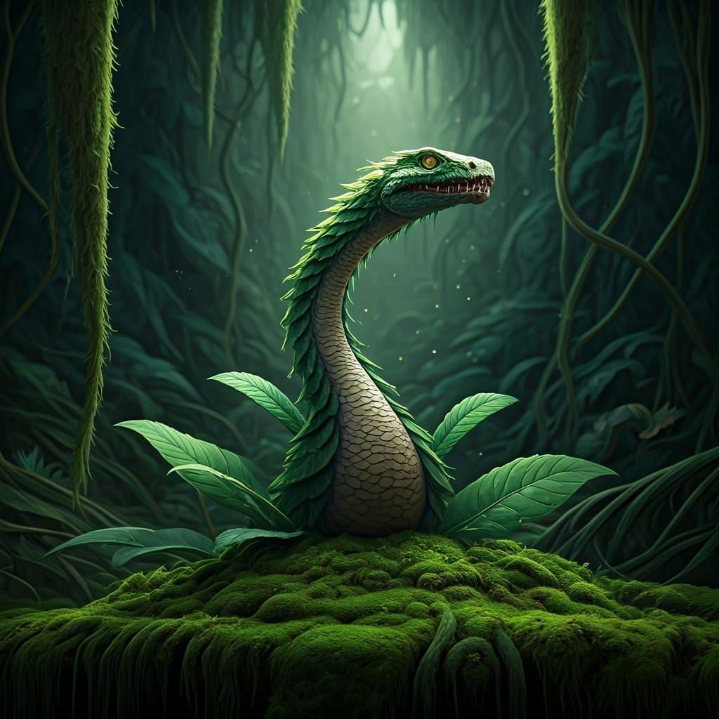 Ssarith’s Green Tongue: Exotic Jungle Herb