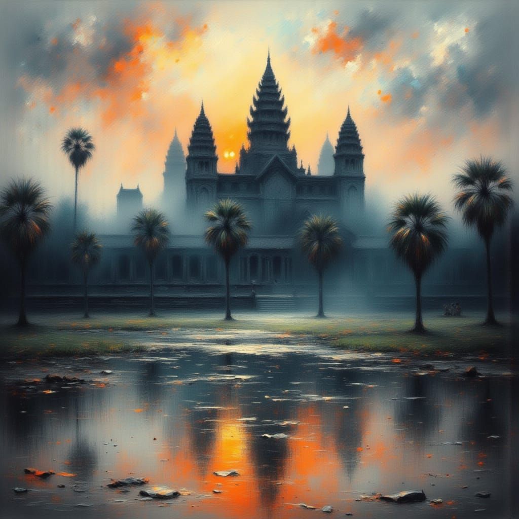 Majestic Angkor Wat Temple Complex