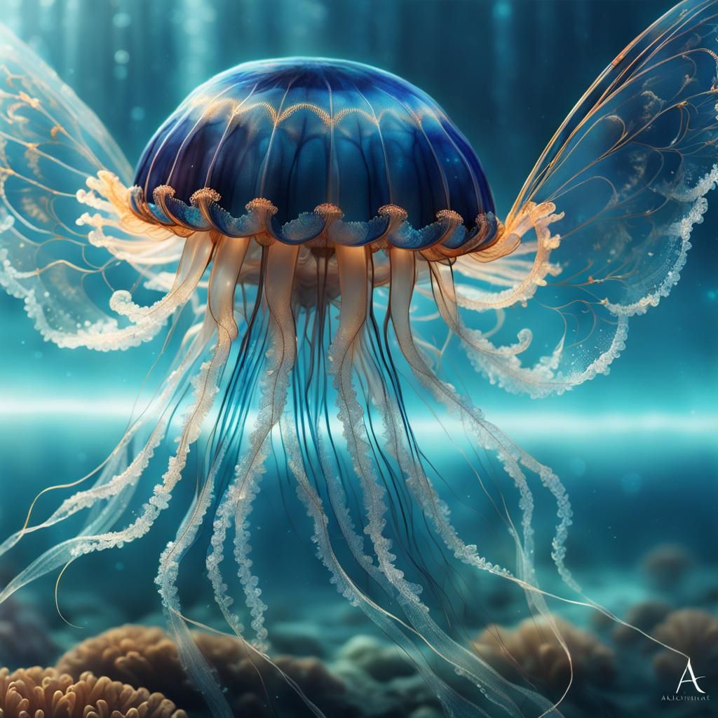 Jellyfish with Butterfly Wings