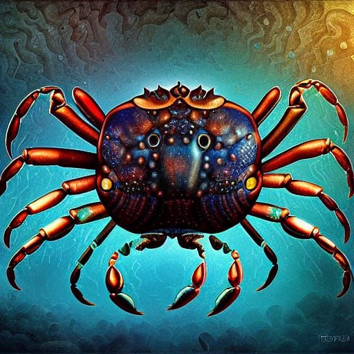 Ancient automated altar crab gravel shovelling