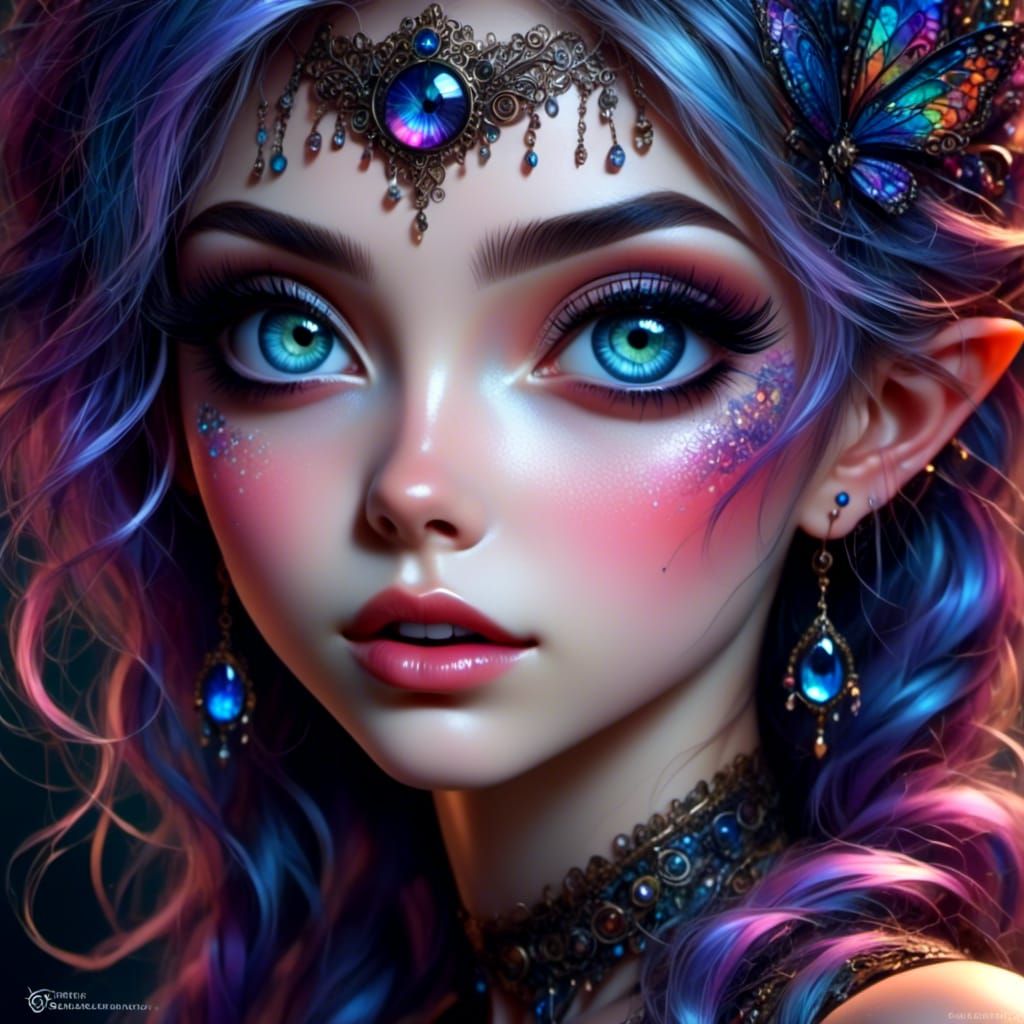 Stunning Macro Shot of a Woman's Eyes