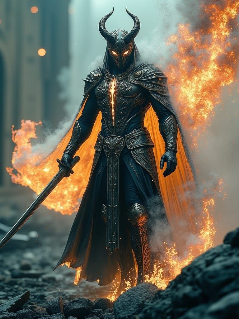 Cosmic Entity in Hyper-Detailed Unreal Engine 5 Illustration...