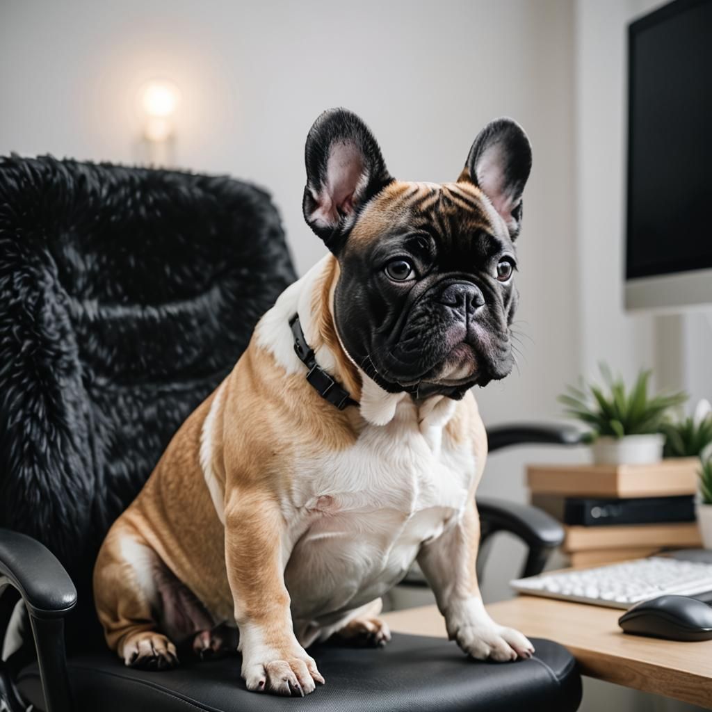 French Bulldog Portrait in Studio Lighting